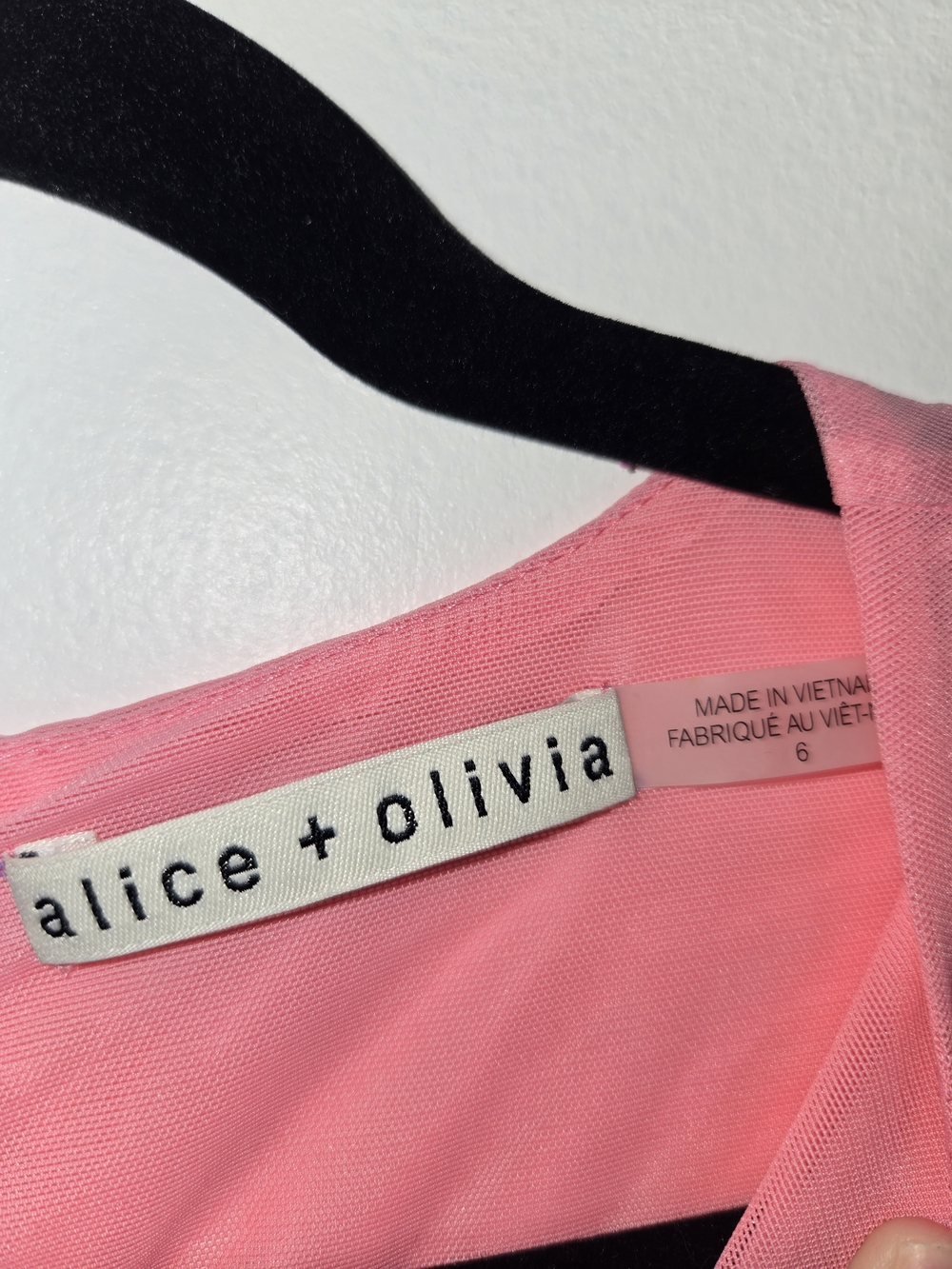 Alice + Olivia Hot Pink Sleeveless Pleated Mini Dress - Picture 4 of 4